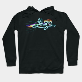 Rainbow Does Some Dashing Hoodie